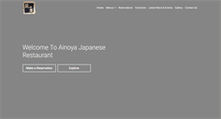 Desktop Screenshot of ainoya.com.au
